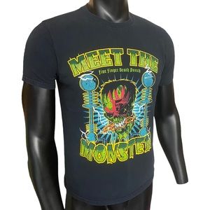 Five Finger Death Punch 2013 Tour Band T Shirt Meet the Monster Size SMALL